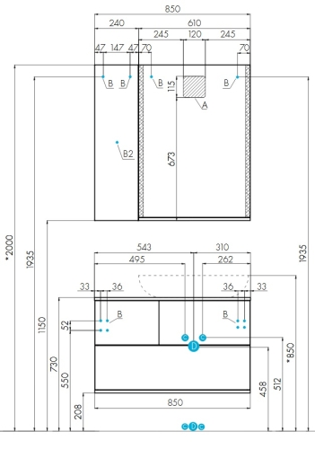 Зеркало Акватон Терра 61, 70 Дуб Кантри фото 5