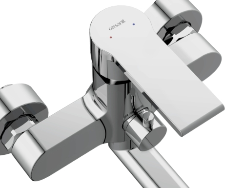 Смеситель с длинным изливом для ванны Cersanit Brasko 64091 хром (без душевого гарнитура) фото 4