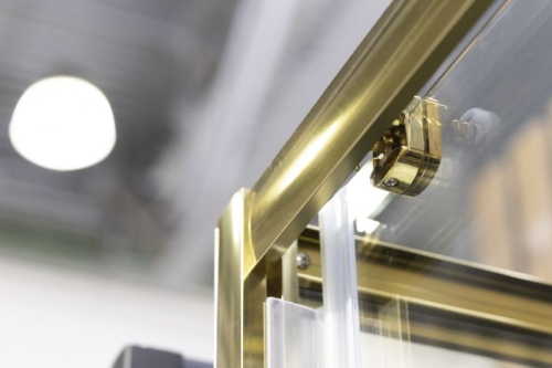 Душева дверь в нишу Niagara Nova 90 100 110 120 золото фото 6