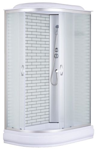 Душевая кабина Loranto CS-66120-20R FW 120 120*80 правая, средний поддон