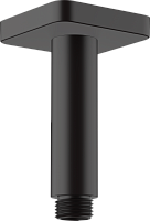 Кронштейн для верхнего душа 100мм Hansgrohe Vernis Shape 26406670 черный матовый (с потолка)