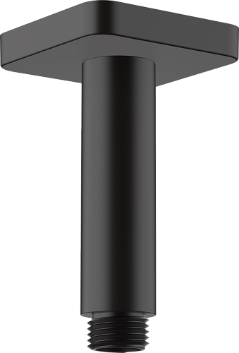 Кронштейн для верхнего душа 100мм Hansgrohe Vernis Shape 26406670 черный матовый (с потолка)