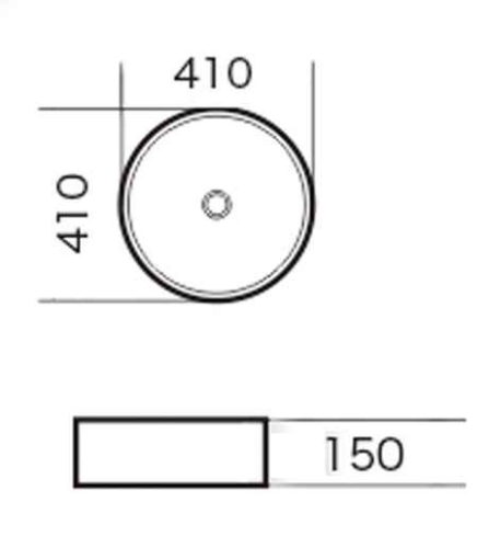 Раковина на столешницу Grossman Style GR-3013 410х410х150мм фото 6
