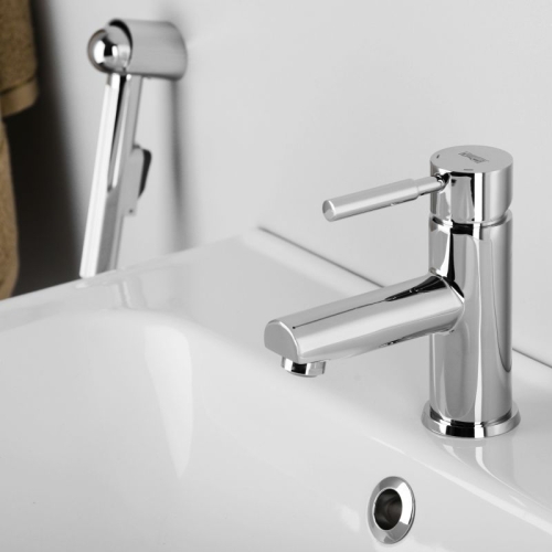 Смеситель для умывальника Wasserkraft Main 4108 с гиг душем хром фото 2