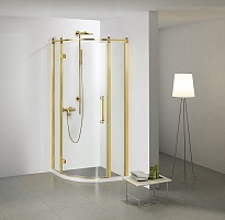 Душевое ограждение Azario Ontario 90*90 золото