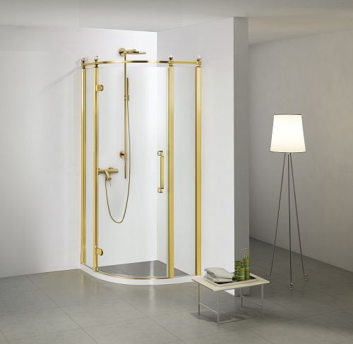 Душевое ограждение Azario Ontario 90*90 золото