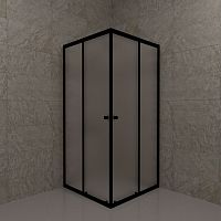Душевое ограждение Triton Вента Блэк Вельвет 80*80, 90*90 стекло матовое