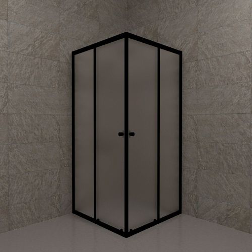 Душевое ограждение Triton Вента Блэк Вельвет 80*80, 90*90 стекло матовое