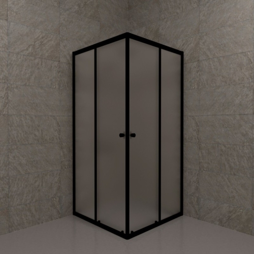 Душевое ограждение Triton Вента Блэк Вельвет 80*80, 90*90 стекло матовое