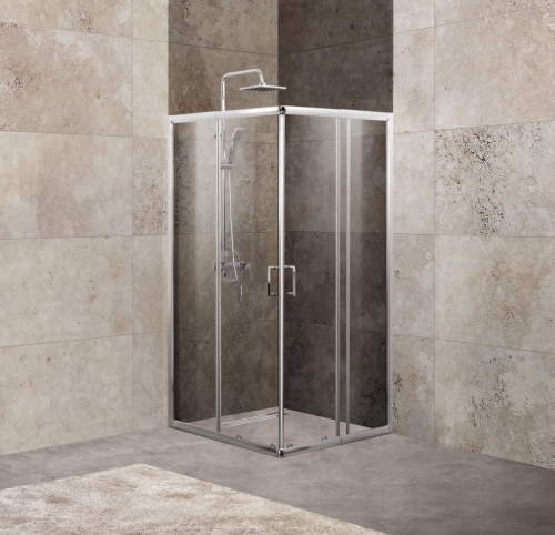 Душевой уголок Bel Bagno UNIQUE-A-2 75/90*75/90, 85/100*85/100 стекло прозрачное, Punto