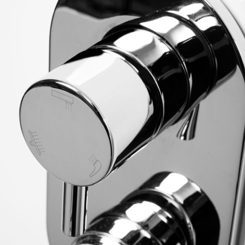 Встроенный смеситель для ванны на 3 положения Wasserkraft Dinkel 5871хром фото 3