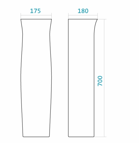 Пьедестал Santek для раковины Анимо фото 3