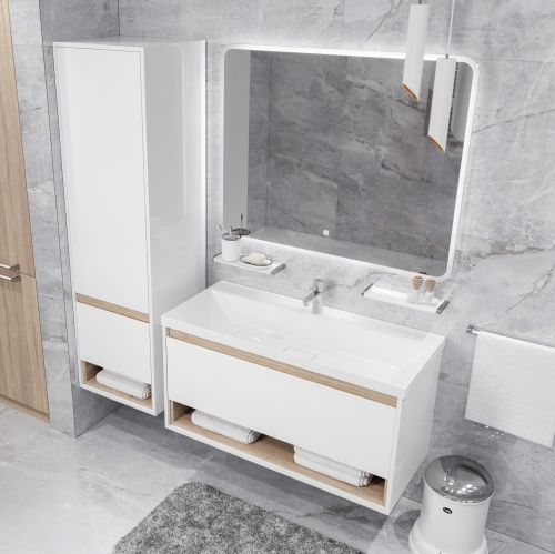 Пенал Мирсант Scandy 45 подвесной, универсальный фото 5