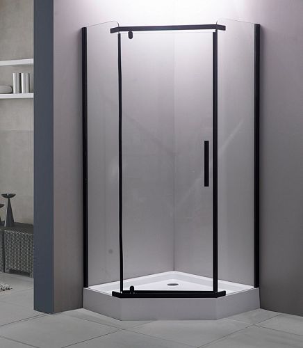 Душевое ограждение ESBANO ESD-7160(7170)B 90*90, 100*100 стекло прозрачное, низкий поддон