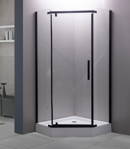 Душевое ограждение ESBANO ESD-7160(7170)B 90*90, 100*100 стекло прозрачное, низкий поддон