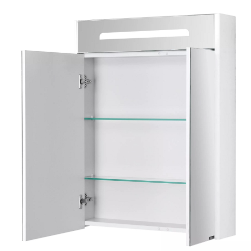 Зеркальный шкаф Aquaton Сильва 50, 60 Дуб Полярный фото 3