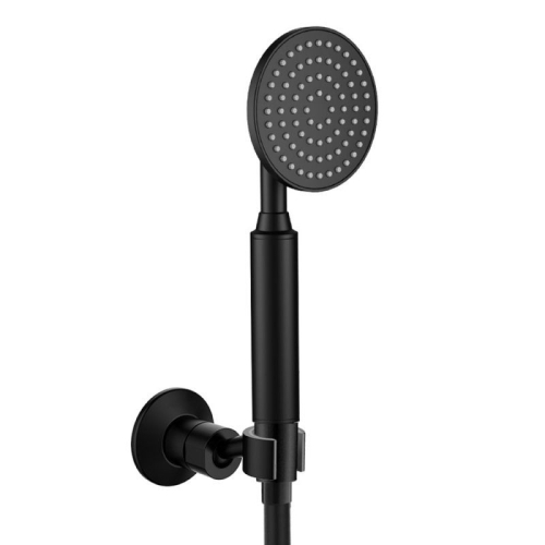 Ручной душ со шлангом и держателем CEZARES ECO-KD-NOP черный матовый