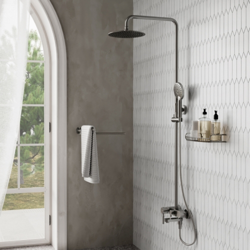 Душевая система Wasserkraft A14201 никель фото 2