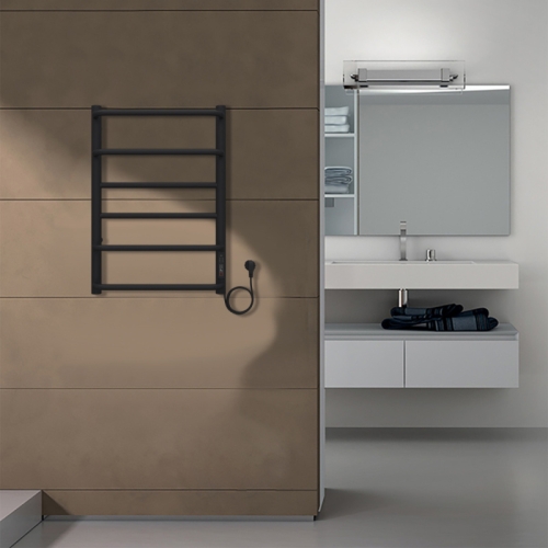 Полотенцесушитель электрический Azario Milan 40*60, 50*80 черный фото 5