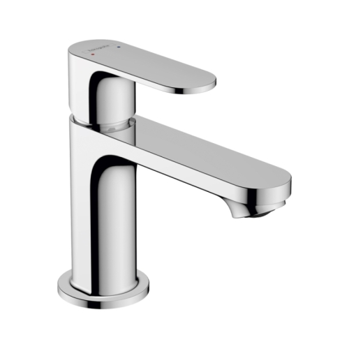 Смеситель для раковины Hansgrohe Rebris S 80 со сливным гарнитуром хром 72510000