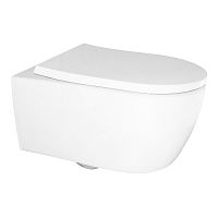 Унитаз подвесной безободковый Azario Nemi AZ-1293WH, смыв Торнадо