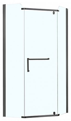 Душевое ограждение Azario Edmonton 90*90 стекло прозрачное, профиль черный