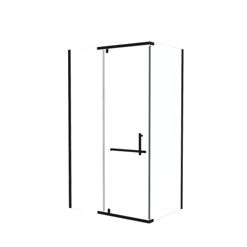 Душевое ограждение Mirsant Arena Square Black 120*80, 120*90 фото 2