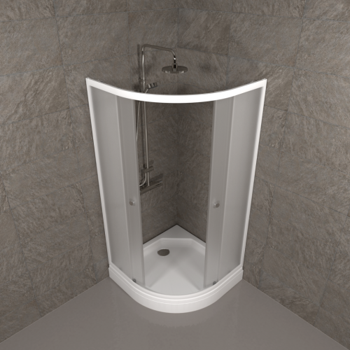 Душевое ограждение Triton Вельвет А 80*80, 90*90 низкий поддон фото 6