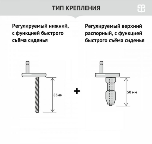 Сиденье для унитаза BERGES Optim SO 011303 дюропласт микролифт, быстросъём фото 3