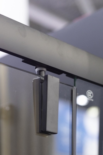 Душевое ограждение Niagara Нова/Nova NG-6801-08ВLACK 90*90,стекло прозрачное фото 3