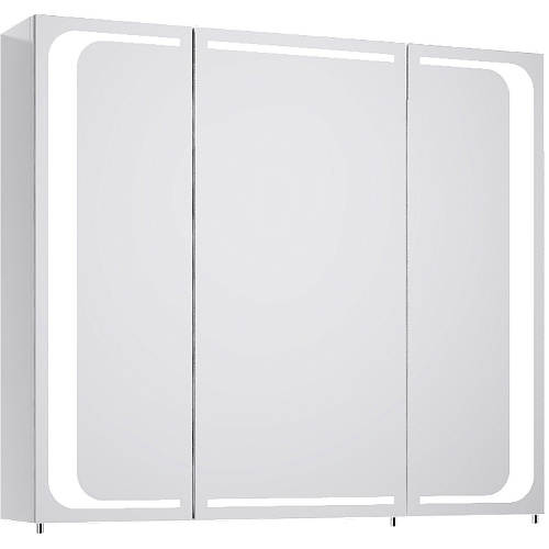 Зеркало-шкаф Aqwella Milan 80*70 100*70 c подсветкой