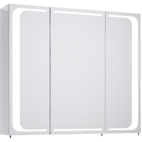 Зеркало-шкаф Aqwella Milan 80*70 100*70 c подсветкой