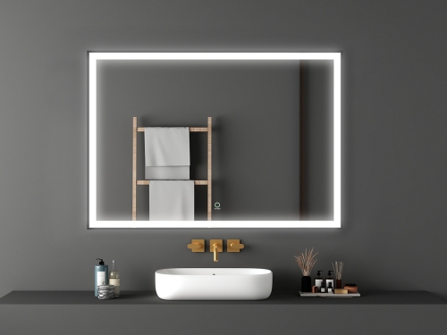 Зеркало с подсветкой и подогревом Azario AZ-Z-059WHCS 100*70 фото 6