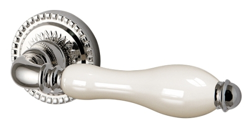 Ручка Armadillo раздельная Silvia CL1 SILVER-925/LWP-109 Серебро 925/беж фарфор