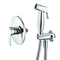 Смеситель скрытого монтажа с гигиенической лейкой Swedbe Platta 5525 хром