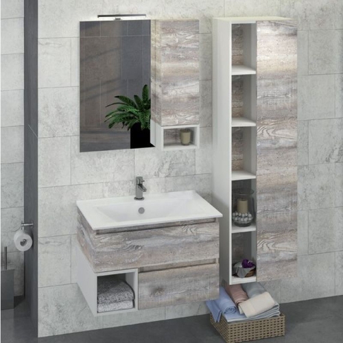 Зеркало-шкаф Comforty Турин 75 90 120 фото 2