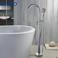 Смеситель напольный для ванны Gappo G3098 хром