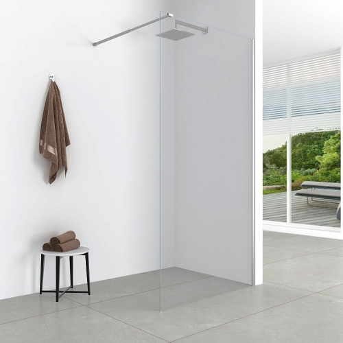 Душевая перегородка Loranto Walk-in CS-W04C 70, 80, 90, 100, 120*200 профиль хром Душевая перегородка Loranto Walk-in CS-W04C 70, 80, 90, 100, 120*200 профиль хром