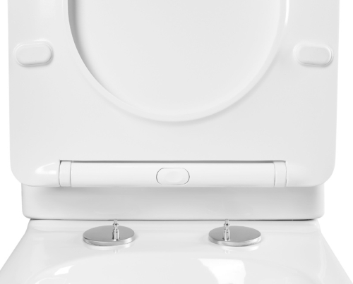 Унитаз приставной Aquatek Амадео AQ1964-00 безободковый тонкое сиденье с доводчиком фото 2