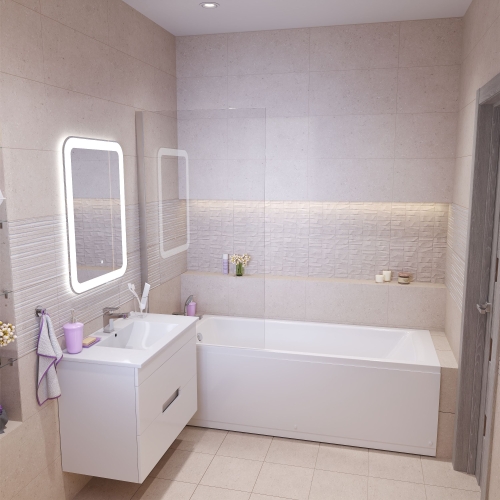 Ванна акриловая Mirsant (Nova) Style 150*70, 160*70, 170*70 фото 3