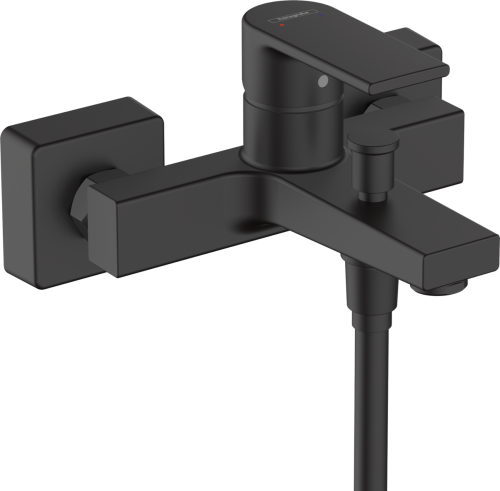 Смеситель для ванны Hansgrohe Vernis Shape 71450670 черный матовый