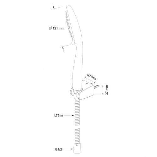 Набор душевой Swedbe Calypso 5088 фото 9