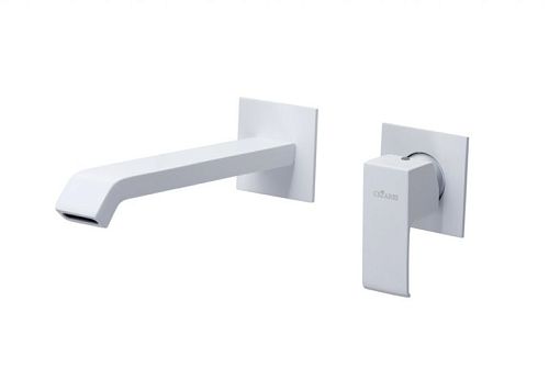 Смеситель для раковины встраиваемый CEZARES PORTA-BLI2-BIO белый