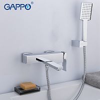 Смеситель для ванны Gappo Futura G3218 хром (с лейкой и шлангом)
