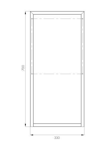Опора высокая Aquaton Лофт Урбан 33x70 фото 2