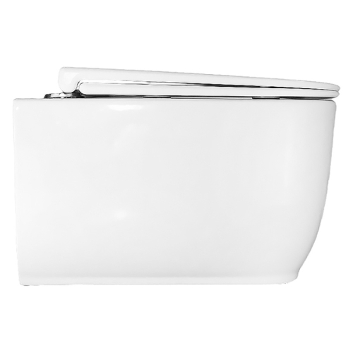 Унитаз подвесной безободковый Azario Riano AZ-2808E, смыв Торнадо фото 6