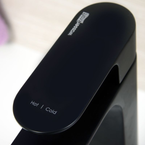 Смеситель для умывальника Wasserkraft Elbe 7403H чёрный фото 5