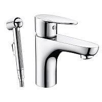 Смеситель для умывальника Wasserkraft Leine 3508 с гиг душем хром
