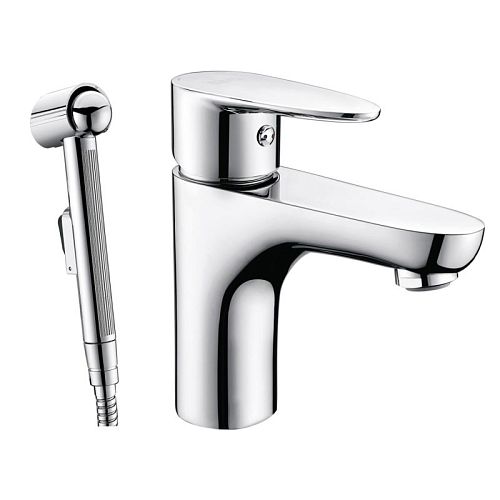 Смеситель для умывальника Wasserkraft Leine 3508 с гиг душем хром