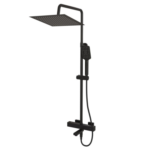 Душевая система Wasserkraft Abens A29901 Thermo черный Soft-touch